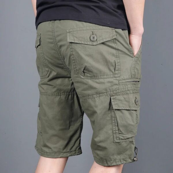 Men's Military Cargo Shorts 2023 Army Camouflage Tactical Joggers Shorts Male Cotton Loose Work Casual Short Pants Plus Size 4XL - Image 2