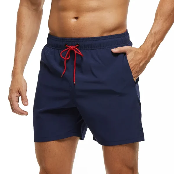 Escatch Brand 2023 Men's Stretch Swim Trunks Quick Dry Beach Shorts With Zipper Pockets and Mesh Lining - Image 8