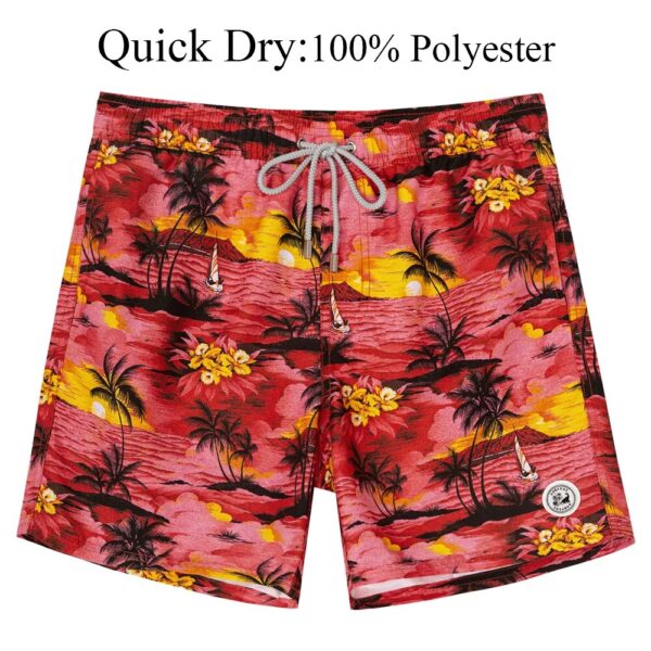 SURFCUZ Mens Swim Shorts Quick Dry Beach Board Shorts with Mesh Lining and Pockets Summer Surfing Swim Trunks Swimwear for Men - Image 18