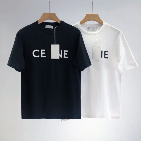 New Women Black White Tshirts Lady Solid Cotton Tees Short Sleeve T shirts Female Summer Top Strendy brand CE printed  for Woman - Image 2