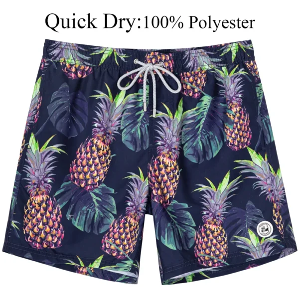 SURFCUZ Men's Swim Shorts Quick Dry Beach Board Shorts with Mesh Lining 7 Inch Inseam Bathing Suits Mens Swimming Trunks - Image 13