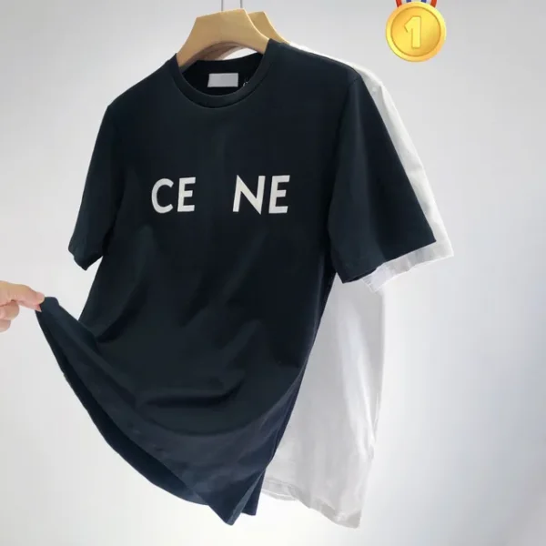 New Women Black White Tshirts Lady Solid Cotton Tees Short Sleeve T shirts Female Summer Top Strendy brand CE printed  for Woman