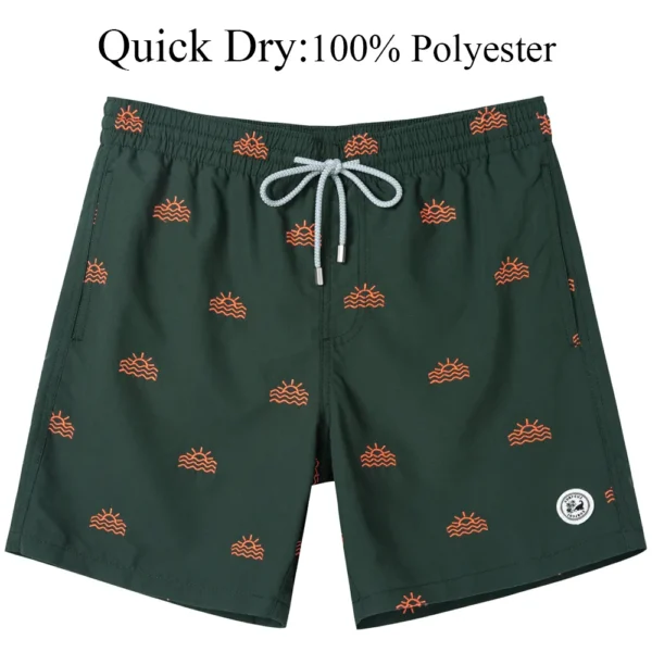 SURFCUZ Men's Swim Shorts Quick Dry Beach Board Shorts with Mesh Lining 7 Inch Inseam Bathing Suits Mens Swimming Trunks - Image 20