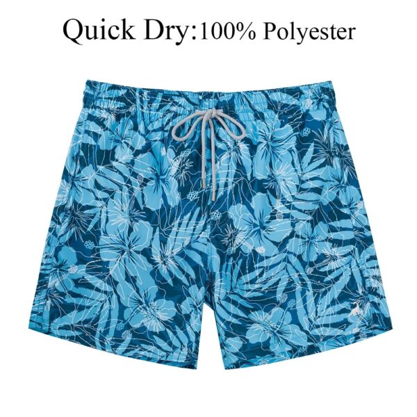 SURFCUZ Mens Swim Shorts Quick Dry Beach Board Shorts with Mesh Lining and Pockets Summer Surfing Swim Trunks Swimwear for Men - Image 11