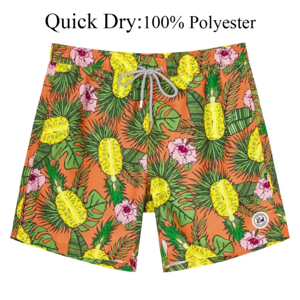 SURFCUZ Men's Swim Shorts Quick Dry Beach Board Shorts with Mesh Lining 7 Inch Inseam Bathing Suits Mens Swimming Trunks - Image 12