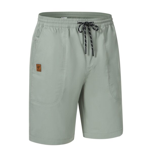 Summer Men's Solid Shorts Lightweight Breathable Quick Dry Athletic Pants With 5 Pockets High Quality Elastic Waist Beach Shorts - Image 14