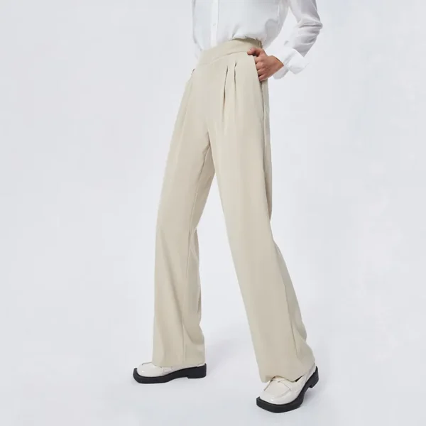 Semir Casual Pants Women Easy-Care Suit Pants 2023 Spring New Leg Length Plain Wide Leg Pants Commuting - Image 9