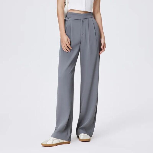 Semir Casual Pants Women Cool And Easy To Handle Suit Pants 2023 Summer Style Drape High Waist Wide Leg Commuting - Image 9
