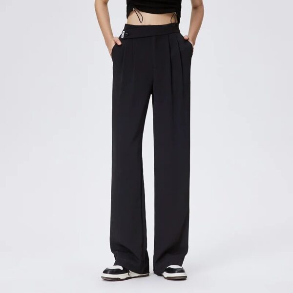 Semir Casual Pants Women Cool And Easy To Handle Suit Pants 2023 Summer Style Drape High Waist Wide Leg Commuting - Image 7