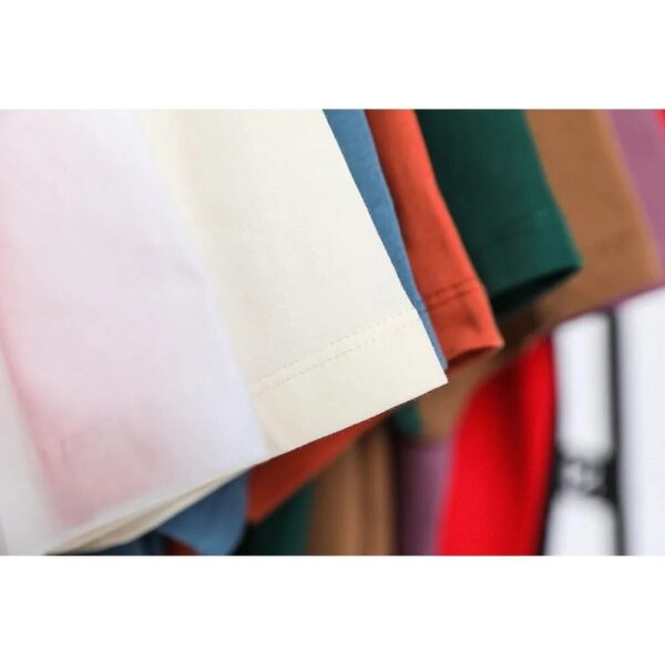 SIMWOOD 2023 Summer new 100% cotton t-shirt men o-neck solid color t shirt basic tees plus size short sleeve tops 190402 - Image 5