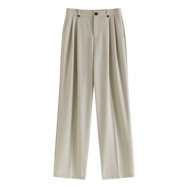 FSLE Fashionable City Straight Suit Pants for Female Autumn 2023 New Casual Commuter Style All-match Full-length Pants Women - Image 7