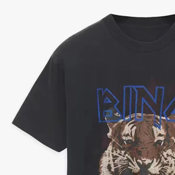 Tiger Graphic T-Shirts for Women 2023 Casual Letter Printed Vintage Tee Shirt Female Fashion Tees Tops Shirts Summer Clothes - Image 5