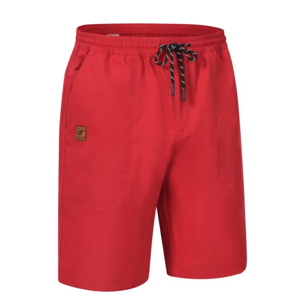 Summer Men's Solid Shorts Lightweight Breathable Quick Dry Athletic Pants With 5 Pockets High Quality Elastic Waist Beach Shorts - Image 10
