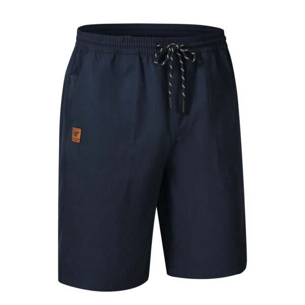 Summer Men's Solid Shorts Lightweight Breathable Quick Dry Athletic Pants With 5 Pockets High Quality Elastic Waist Beach Shorts - Image 13