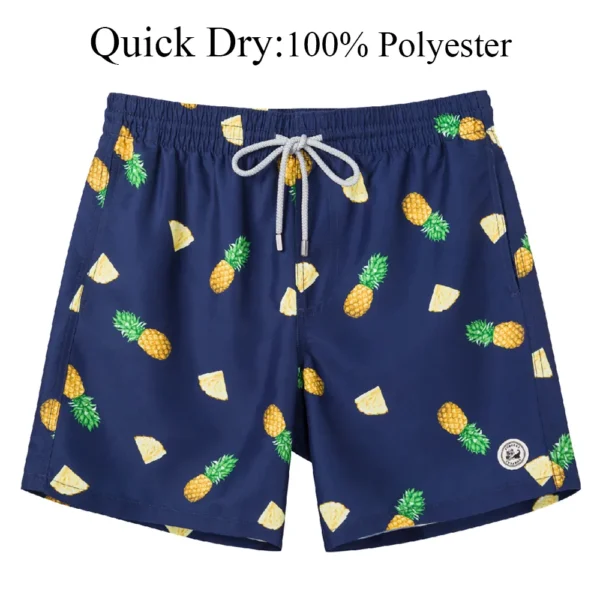 SURFCUZ Men's Swim Shorts Quick Dry Beach Board Shorts with Mesh Lining 7 Inch Inseam Bathing Suits Mens Swimming Trunks - Image 10