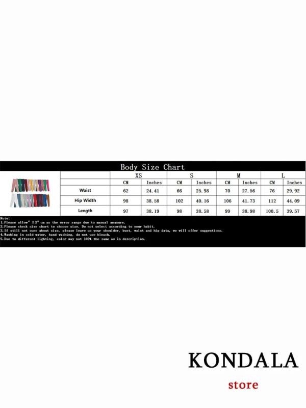 KONDALA Women Light Blue Chic Fashion Office Wear Straight Pants Vintage High Waist Zipper Fly Female Trousers Fashion 2023 - Image 6