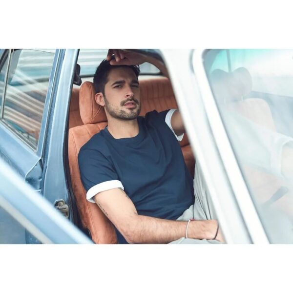 SIMWOOD 2023 Summer new 100% cotton t-shirt men o-neck solid color t shirt basic tees plus size short sleeve tops 190402 - Image 2