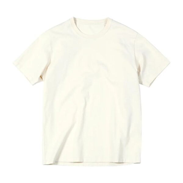 SIMWOOD 2023 Summer new 100% cotton t-shirt men o-neck solid color t shirt basic tees plus size short sleeve tops 190402 - Image 7