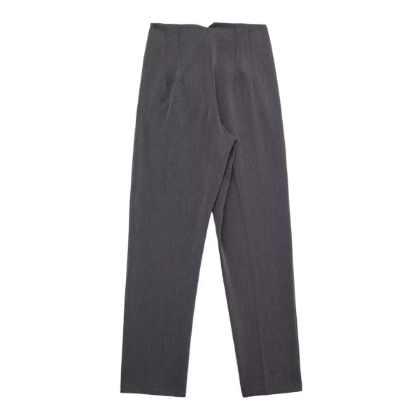 KONDALA Women Light Blue Chic Fashion Office Wear Straight Pants Vintage High Waist Zipper Fly Female Trousers Fashion 2023 - Image 31