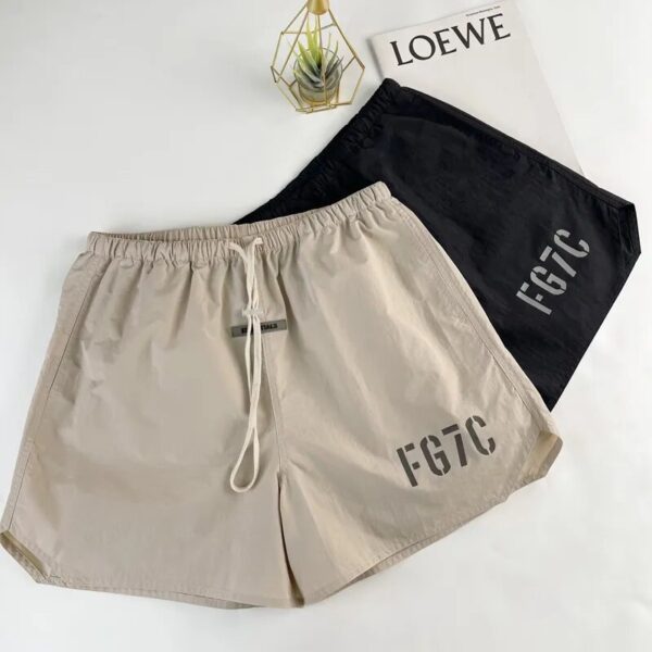 Essentials Summer Brand Shorts FG7C 3M Reflection Print breathable Quick drying Beach Oversized Hip hop Men Women Sport Shorts