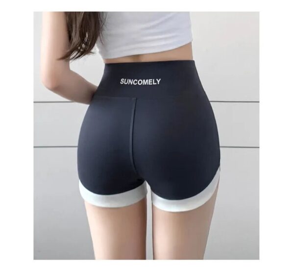 Triple Seamless Shark Pants WomenWearing Yoga Thin Color Contrast Shorts SummerOuterwear Leggings HighWaisted BarbieSafety Pants - Image 7