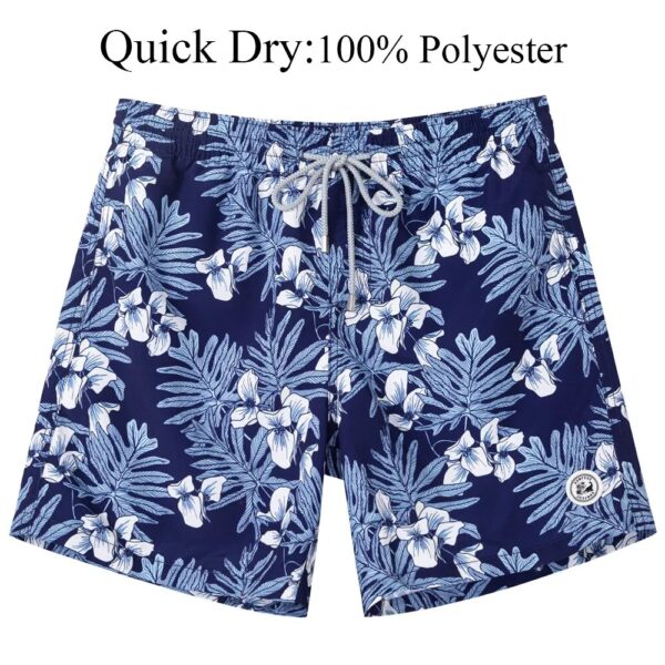 SURFCUZ Mens Swim Shorts Quick Dry Beach Board Shorts with Mesh Lining and Pockets Summer Surfing Swim Trunks Swimwear for Men - Image 20