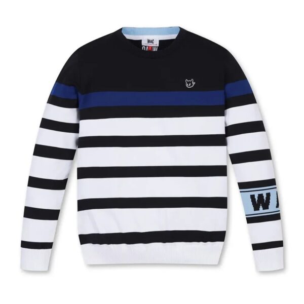 Men's Golf Knit Sweater Autumn Golf Wear Words Clothing Warm Jacket Outdoor Sports Korean Woven Male Long Sleeve T-shirt Top