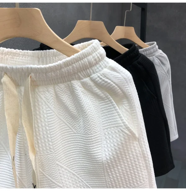 Hazzys LOGO Shorts for Men Casual Shorts 2023 NEW Summer Fashion Loose Men Pants Luxury Brand Outer Wear Shorts - Image 4