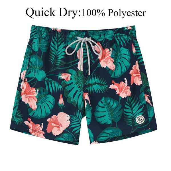SURFCUZ Mens Swim Shorts Quick Dry Beach Board Shorts with Mesh Lining and Pockets Summer Surfing Swim Trunks Swimwear for Men - Image 22