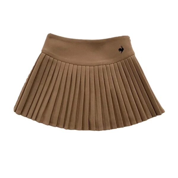 Women's High Waist Pleated Golf Skirt, Safety Pants, Sports Pockets, Line A Skirt for Ladies, Elastic, High Quality, Summer - Image 2